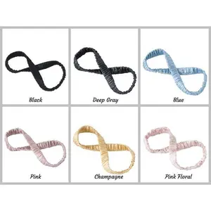 Stellar Glint 2cm Silk Hairband Headwear French Style 100% Mulberry Silk Hair Hoop Hair Accessory Face Washing Elastic Hair Tie Retro Style Broken Hair Gift Skinny Colorful Hair Scrunchies Set Non-Slip Hair Elastic Bands headbands for women recovery  gift