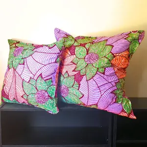 African Home Collection Trendy Sofa Theow Pillows - Pink/Purple/Green/Burgundy - Two Sizes Available - Perfect Christmas or Birthday Gift