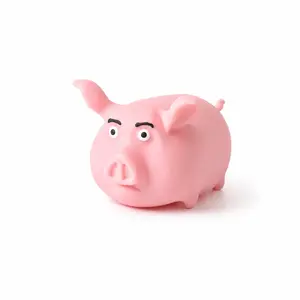 Grumpy Pig Squishy Toy - Squilo Non-Rebound Moldable Sand Filling Sensory Fidget Toys for Stress Relief, Animal Lovers
