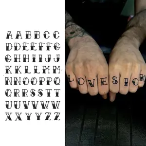 Vintage Double Letters