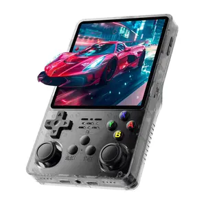 R36S Portable Handheld Game Console, 3.5 Inch HD Screen Gaming Console, Rechargeable Handheld Game Console for Friends Birthday Gift, Protective
