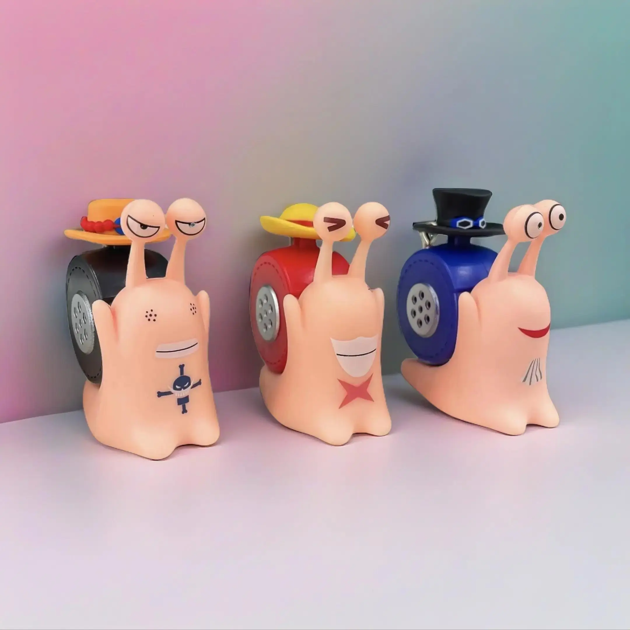 One Piece ASL Phone Bug Keychain with Exclusive Ringtone Recording Doll Stress Relief Toy for Party Fun Decoration Unique Sound Inspired Design Playful Touch