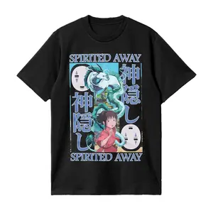 Spirited Away Shirt - 25th Anniversary Tee, Chihiro No Face Aesthetic, Vintage Anime Graphic, TikTok Fit