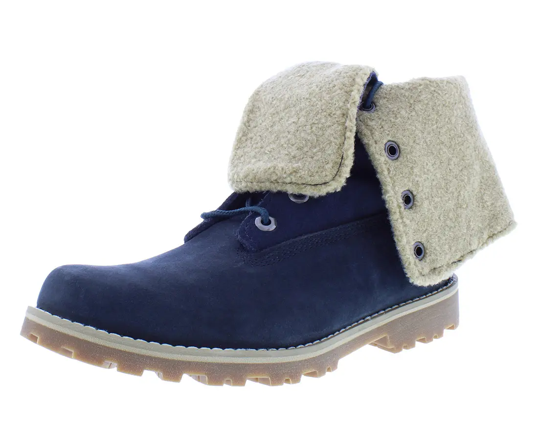 Timberland Authentic Roll Top GS Nubuck Kids' Casual Sport Shoe - Durable Outdoor Footwear for Boys, Kids/Junior