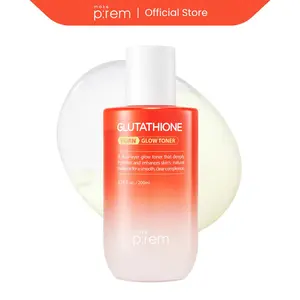 MAKE P:REM Glutathione PDRN Glow Toner 6.76 Fl Oz, 200ml | Radiance-Boosting Korean Toner for Sensitive Skin