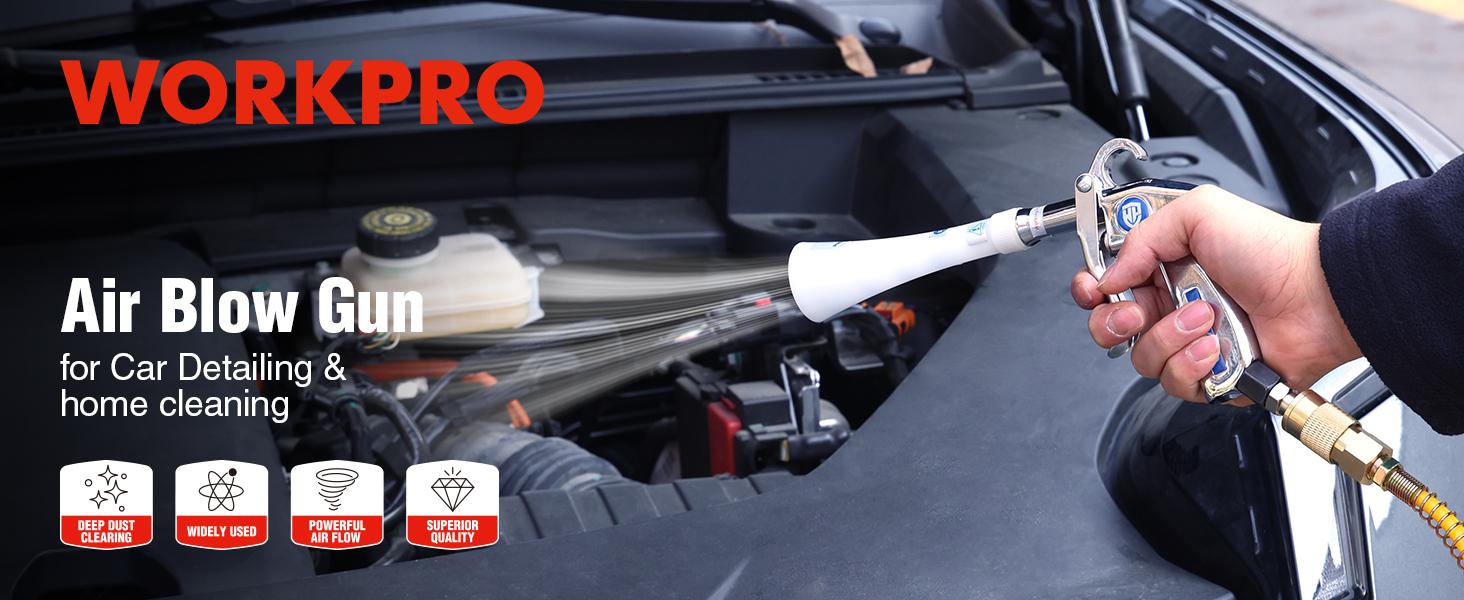 #backtoschool WORKPRO Tornado Nozzle Air Blow Gun for Car Detailing, Workshops, and Home Cleaning – Quickly Blasts Dirt and Dust, Compatible with Air Compressors #backtoschool WORKPRO Tornado Nozzle Air Blow Gun for Car Detailing, Workshops, and Home Cleaning – Quickly Blasts Dirt and Dust, Compatible with Air Compressors