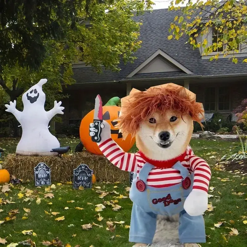 Scary Dog and Cat Halloween Costume for Halloween season