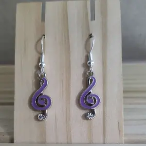 Music Note Earrings- CLEARANCE