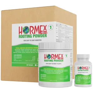 Hormex Rooting Hormone Powder #1 (0.10% IBA) for Delicate Houseplants, Succulents & Herbs - Gentle Root Stimulator for Softwood Plant Cuttings, Cloning, & Propagation