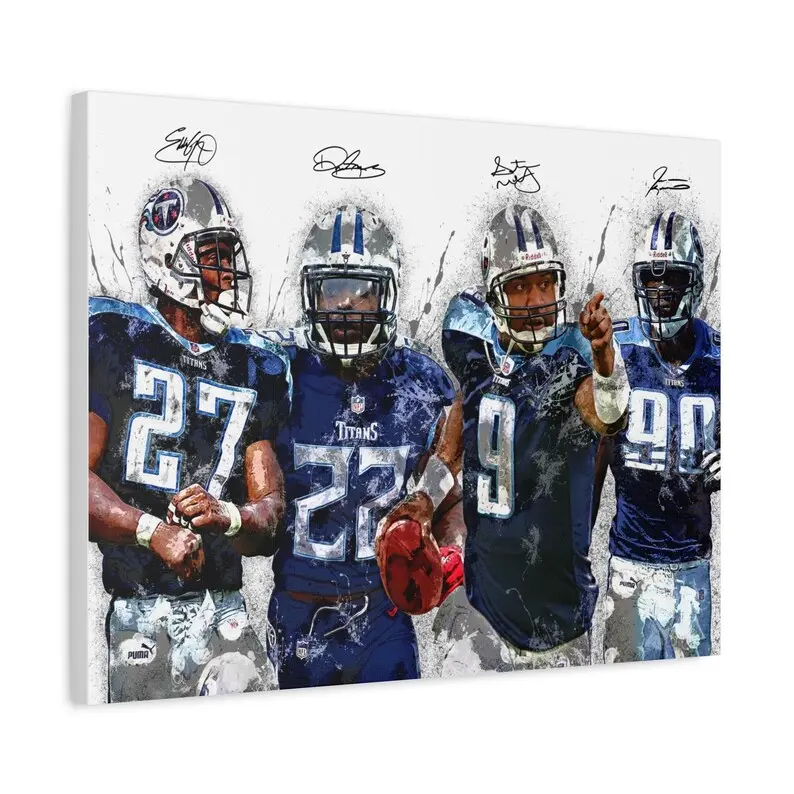Titans Legends, Tennessee Titans, Gallery , Museum-Quality Poster, Wall Art, Man Cave, Kids room, Office