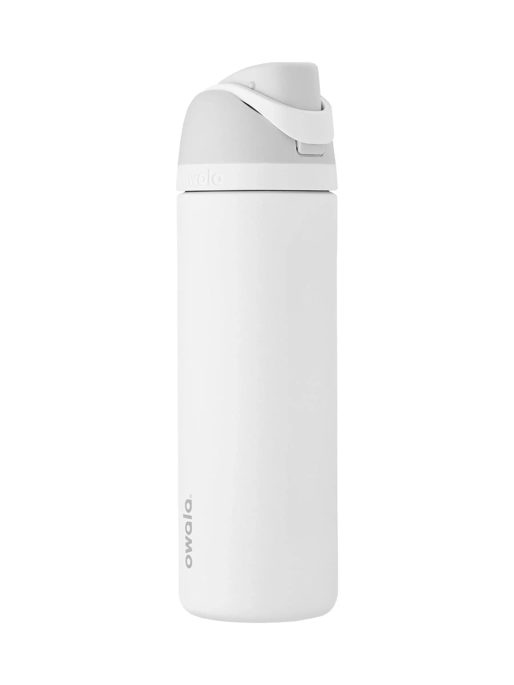 Owala Stainless Steel Insulated Water Bottle - Matte White, Sleek Minimalist Design, Leakproof Locking Lid, Integrated Carry Loop, Kitchenware Drinkware