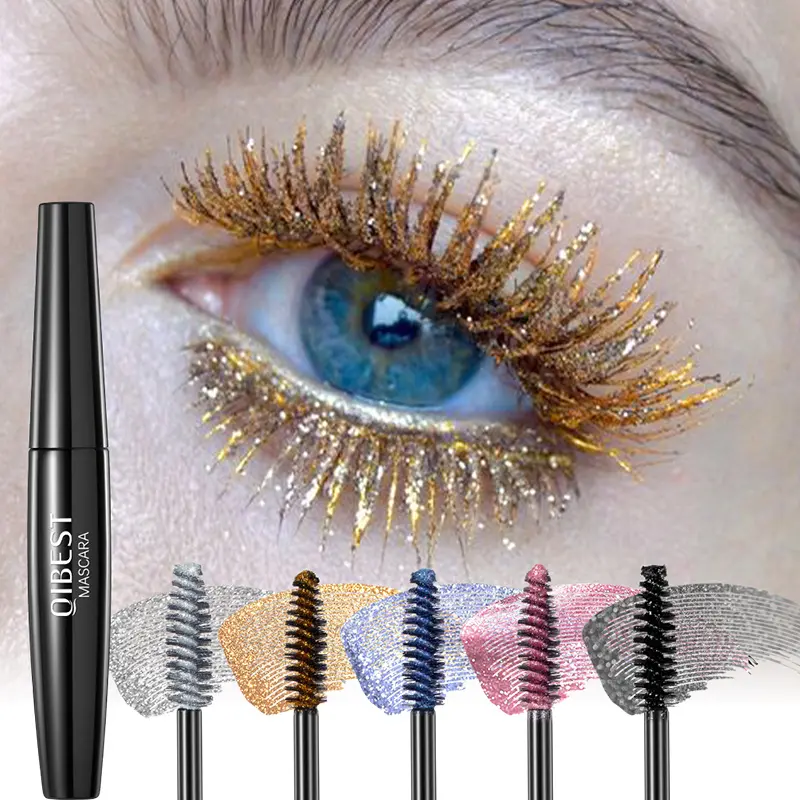 Sparkle Shattered Diamonds Colored Pearl Glitter Eyelash Beauty Enhancing Mascara