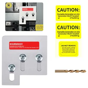 Generator Interlock Kit for  QO or Homeline 150 or 200 amp Panel - Generator Lockout Kit, Interlock Switch - 1 3/8" Spacing Between Main and Generator Breaker