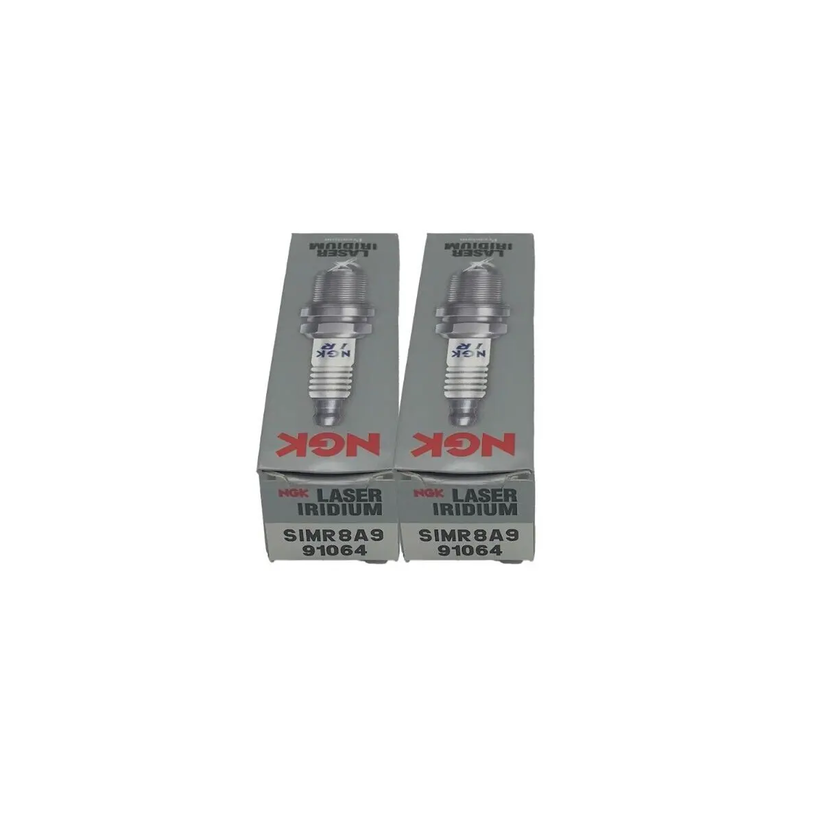 NGK Laser Iridium SIMR8A9 Spark Plug- 2 PACK