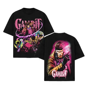 Gambit Premium Cotton T-Shirt (Made in US), Remy LeBeau Shirt, Mutant Card Master Shirt, Character Comics Fans Shirt, Superhero T-Shirt, Comic Book Fans T-Shirt, Superhero Graphic Tee
