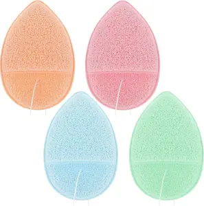 4 Pack Face Sponges – Gentle Reusable Facial Cleansing & Exfoliating Pads for Washing Face, Makeup Removal, Deep Pore Cleaning & Blackhead Removal
