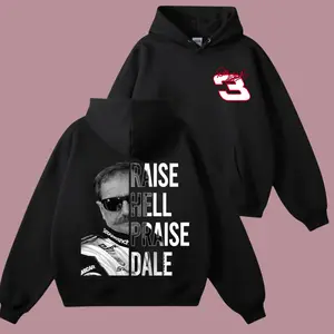 Raise Hell Praise Dale Style Unisex Hoodie, Dale Earnhardt 03 Vintage T-Shirt, Racing Fan Sweatshirt, Nascar Graphic Tee, Gift For Fans