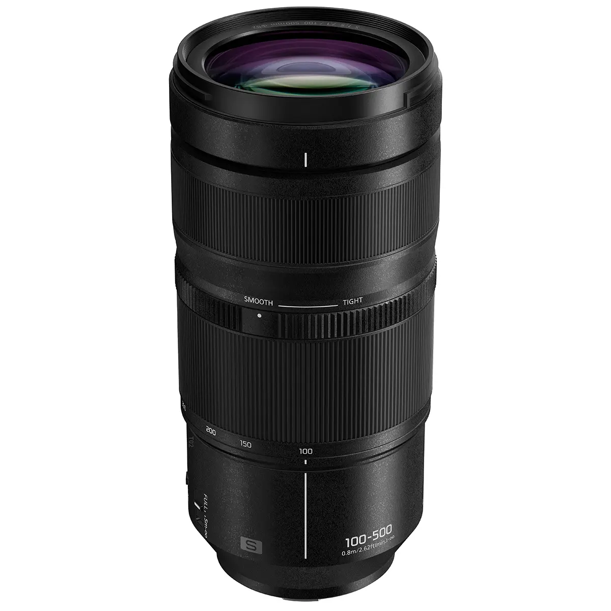 Panasonic LUMIX S 100-500mm f/5-7.1 O.I.S. Lens, Black