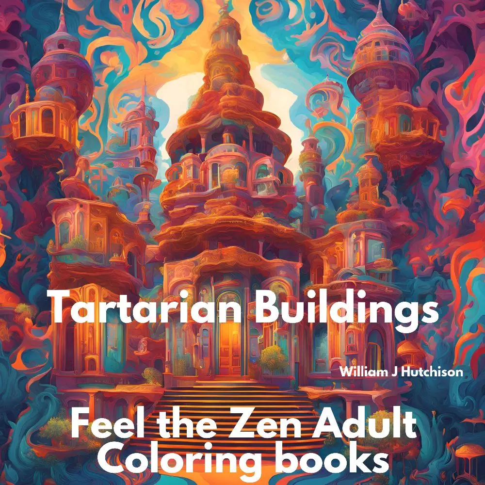 Feel the Zen Stress Relieving Coloring Books Tartarian Buildings