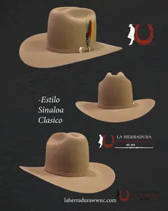 La Herradura RDR Copa Alta 30x El Patron Pecan Classic Cowboy Hat High Quality Adjustable Style Sinaloa Clasico