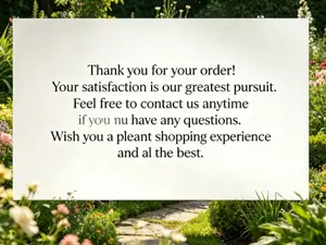 Thank You Letter for Your Order