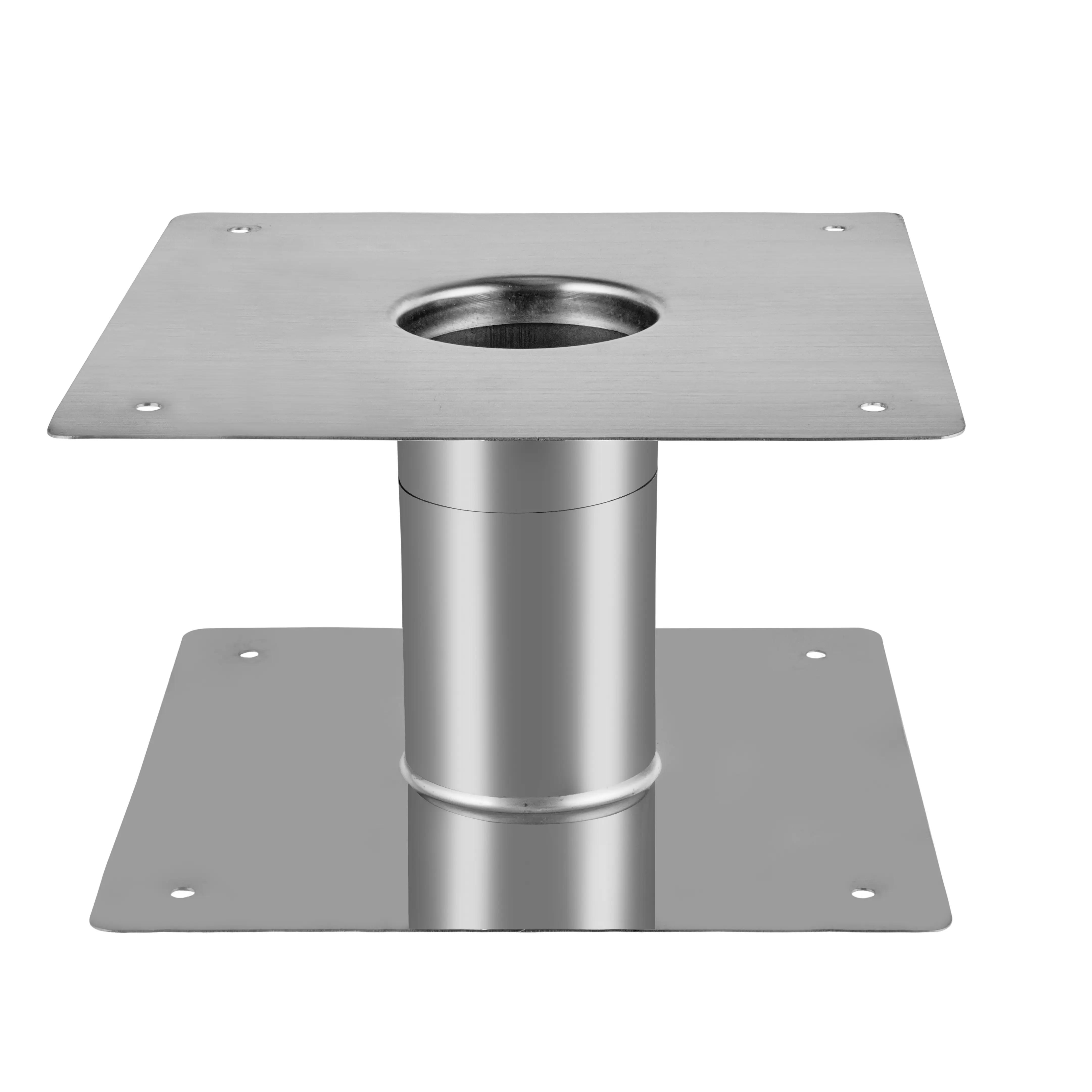 Ranein X Vancepic 3" Stainless Steel Adjustable Wall Thimble with Precision Alignment, 6.3" to 7.5" Length, for Gas Tankless Water Heaters, Round Tube Ventilation & Vent Pipe Ductwork