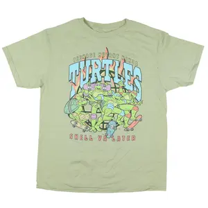 Teenage Mutant Ninja Turtles TMNT Shirt Shell Ya Latter Sort Sleeve Top