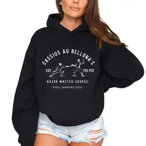 Cassius Razor Trainer Hoodie, Red Rising Merch, Darrow & Howler Fan Gift, Bookish Unisex Hoodie, Sci-Fi Graphic Hoodie, Red Rising Apparel
