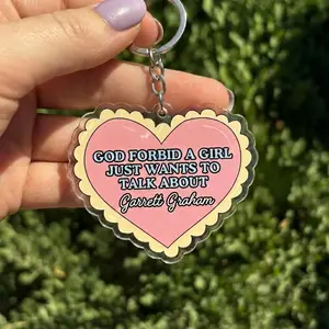 Off Campus Keychain, Garrett Graham Key Ring, Romance Bookish Gift