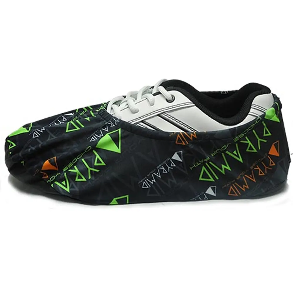 PYRAMID Dye-Sublimated Bowling Shoe Covers for Men and Women, Slip-On Protectors to Keep Shoes in Tip-Top Shape, Shoe Protector