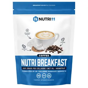 Nutri Breakfast Coffee 453g | Instant Coffee Fortified Drink Mix, Complete Nutrition