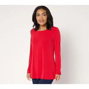 Susan Graver Modern Essentials Petite Liquid Knit Tunic