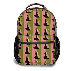 17'' Wicked Witch Themed Waterproof  Backpack | Reinforced Base + Quick-Dry Tech & Padded Laptop Sleeve | All-Weather Multi-Functional Carry System | TikTok Viral Travel Essential