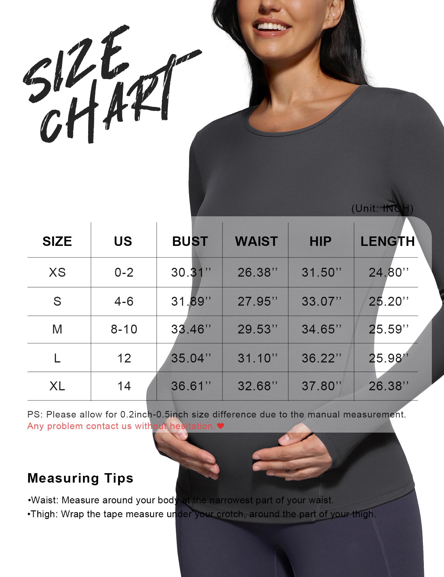 POSHDIVAH Women's Maternity Long Sleeve T Shirts Scoop Neck Pregnancy Tee Top Mama Clothes maternity top