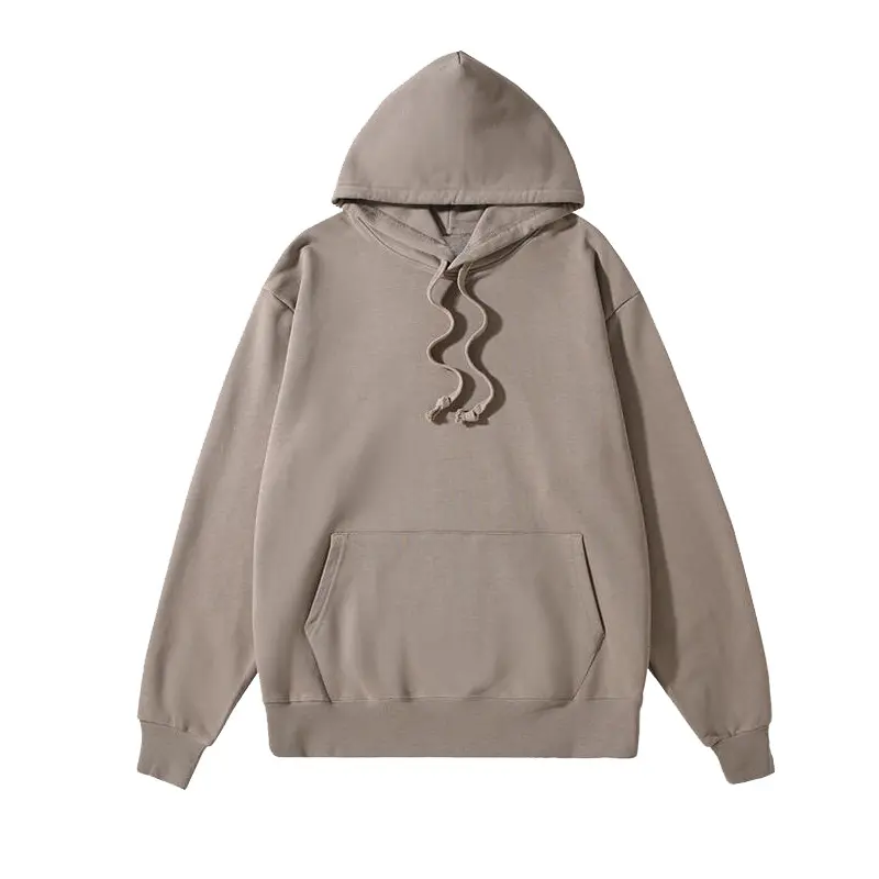 380g looped hood   Mocha Grey