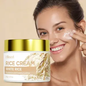 Rice Face Cream, Moisturizes Skin, Deeply Moisturizing, Prevents Dryness, Smooths Skin, Essential Skincare Product, Hydrating and Nourishing Formula