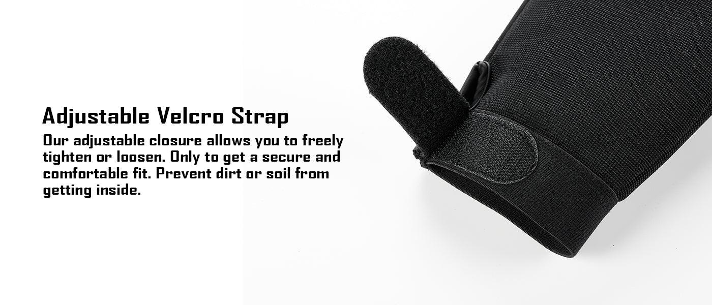 COOLJOB Thorn Proof Garden Gloves with Palm Cushion for Men, Rose Pruning Work Gloves with Touchscreen Fingers  (Black)