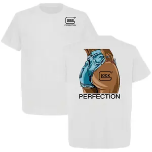 Glock Sexy Girl Life Style T-Shirt, Gift for Glock Fans, Unisex Short Sleeve Casual 100% Cotton, Tactical Gear, Made in USA