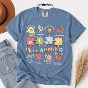 Comfort Colors School Teacher T-Shirt, Kindergarten Teacher Team T-Shirt, Elementary Teacher Gift - Printfamily