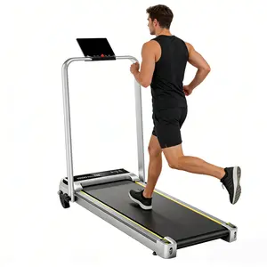 Slim Walking Pad Treadmill for Home Gym, Under Desk Portable Treadmill with Quiet Motor, Easy Storage Design for Apartment Cardio and Daily Walking