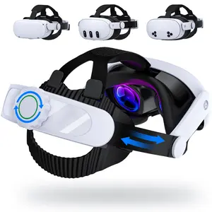 Head Strap for Quest 3S/Quest 3/Quest 2,Quest 3 Elite Strap Replacement Enhanced Support Comfort,VR Accessories Head Strap Compatible with Oculus Meta Quest 3 Reduce Facial Stress Intellivision Games
