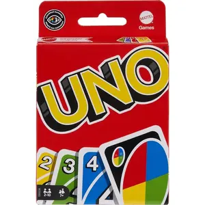 Hot UNO Card Game Deck! 100% Original Mattel 112 Playing Cards Party Card Game Christmas Gift Fun Games for Kids & Family