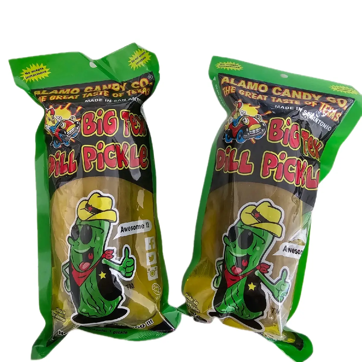 Big Tex Dill Pickles -Sour Tangy Pickled Snacks Instant Food