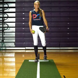 Jennie Finch Softball Pitching Mat With Powerline