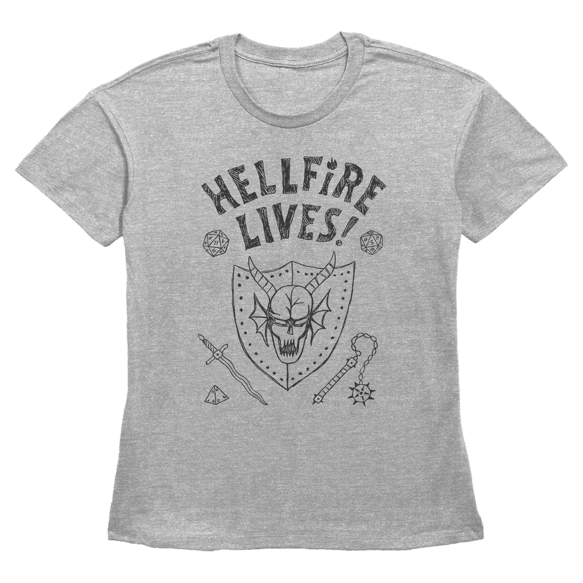 Womens Stranger Things Hellfire Lives T Shirt