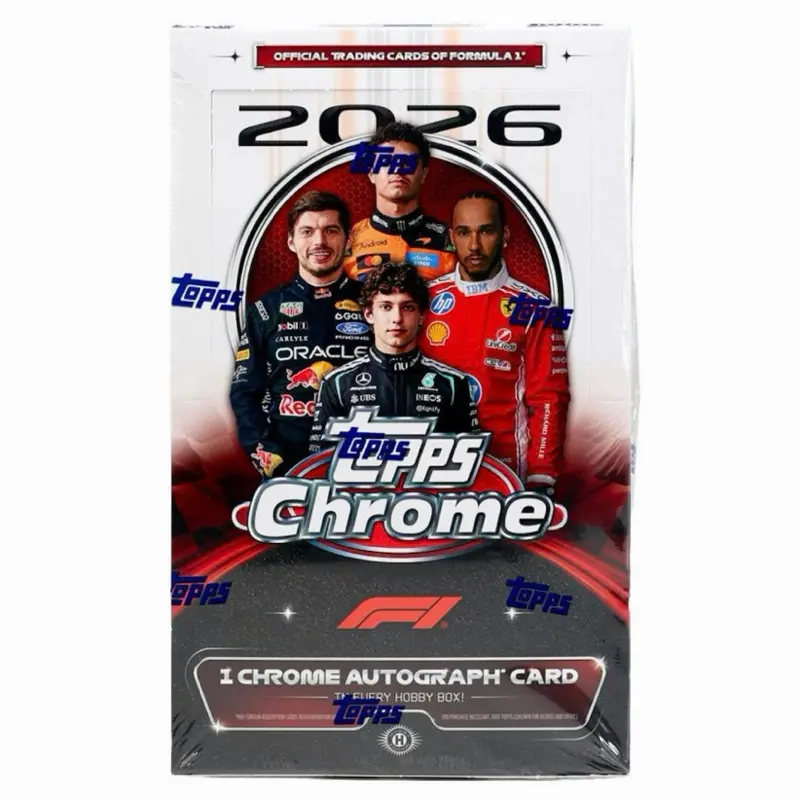 2026 Topps Chrome F1 Formula 1 Hobby Box