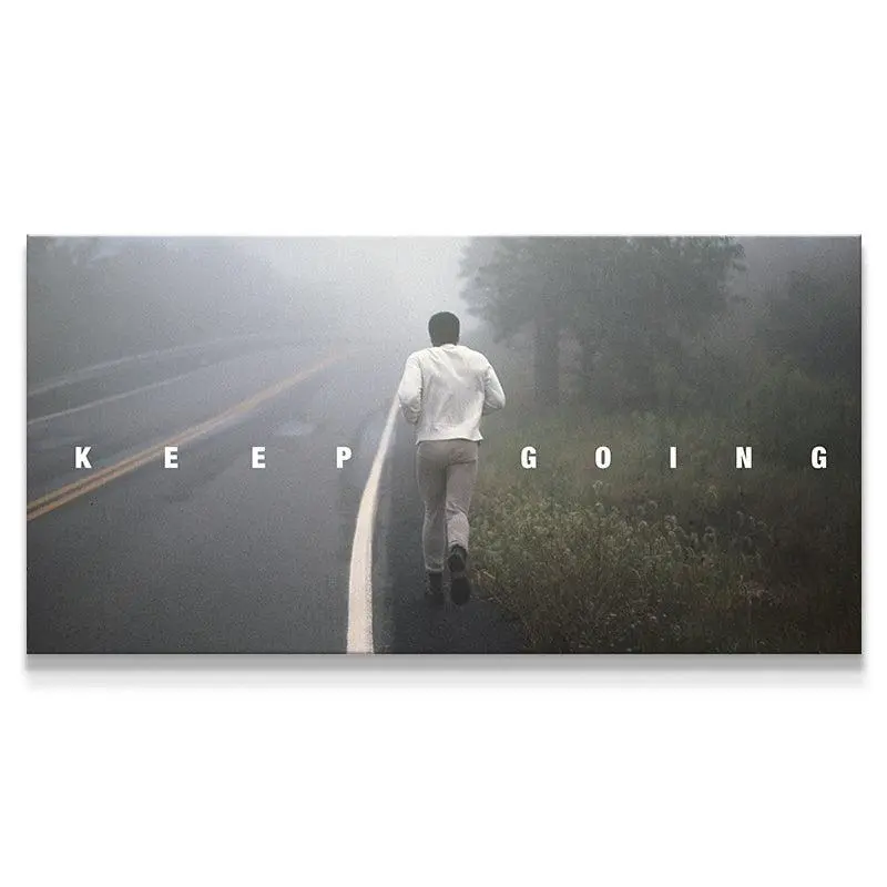 Muhammad Ali Motivational Quote, Keep Going , Boxer Poster