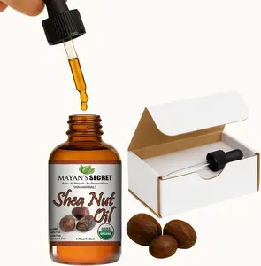 Organic Shea Nut Oil Cold Pressed 4oz – 100% Pure Unrefined Moisturizing Oil for Hair Growth, Dry Skin, Face & Nails – Natural Vitamin A & E Beauty Oil