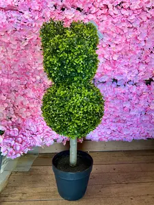 33.5 Inch Boxwood Bunny Topiary Potted Tree