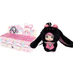 【Buy 1, Get 1 Free -"1 Box"Option】Nommi Sweetheart Bunny  Series Plush Dolls. Blind Box